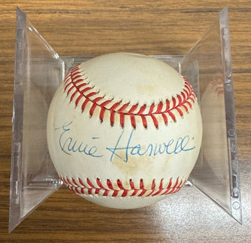 Ernie Harwell Signed Autographed Rawlings OMLB Baseball JSA
