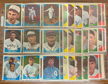 1960 Fleer Baseball Greats Complete Set (79) VG/EX-EX/MT