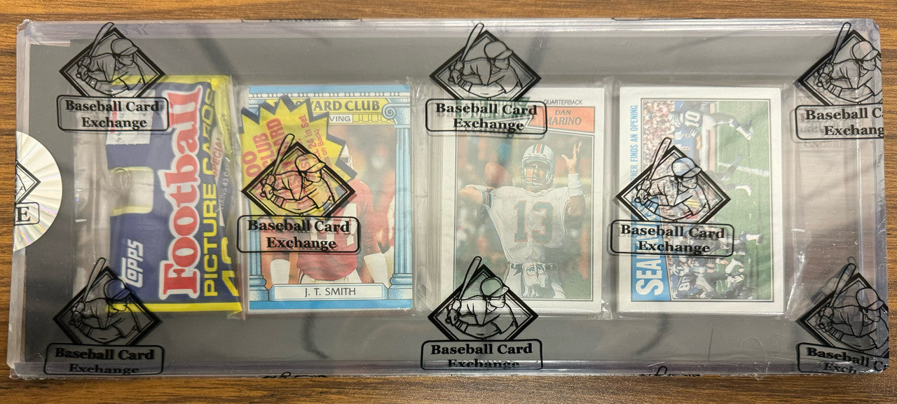 1987 Topps Football Rack Pack Marino on Top BBCE Wrapped and Sealed