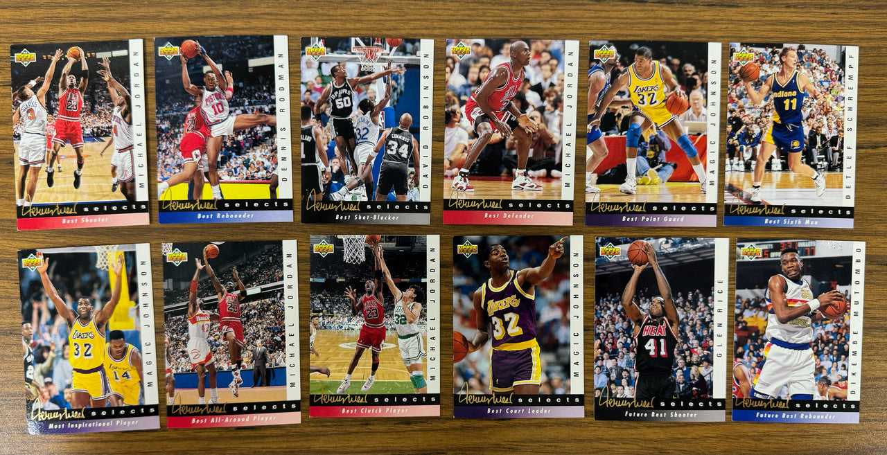 1992-93 Upper Deck Basketball Jerry West Selects Complete Set (20)