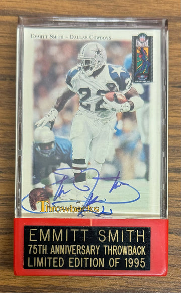 1994 Classic Throwbacks Emmitt Smith #T7 Auto /1995