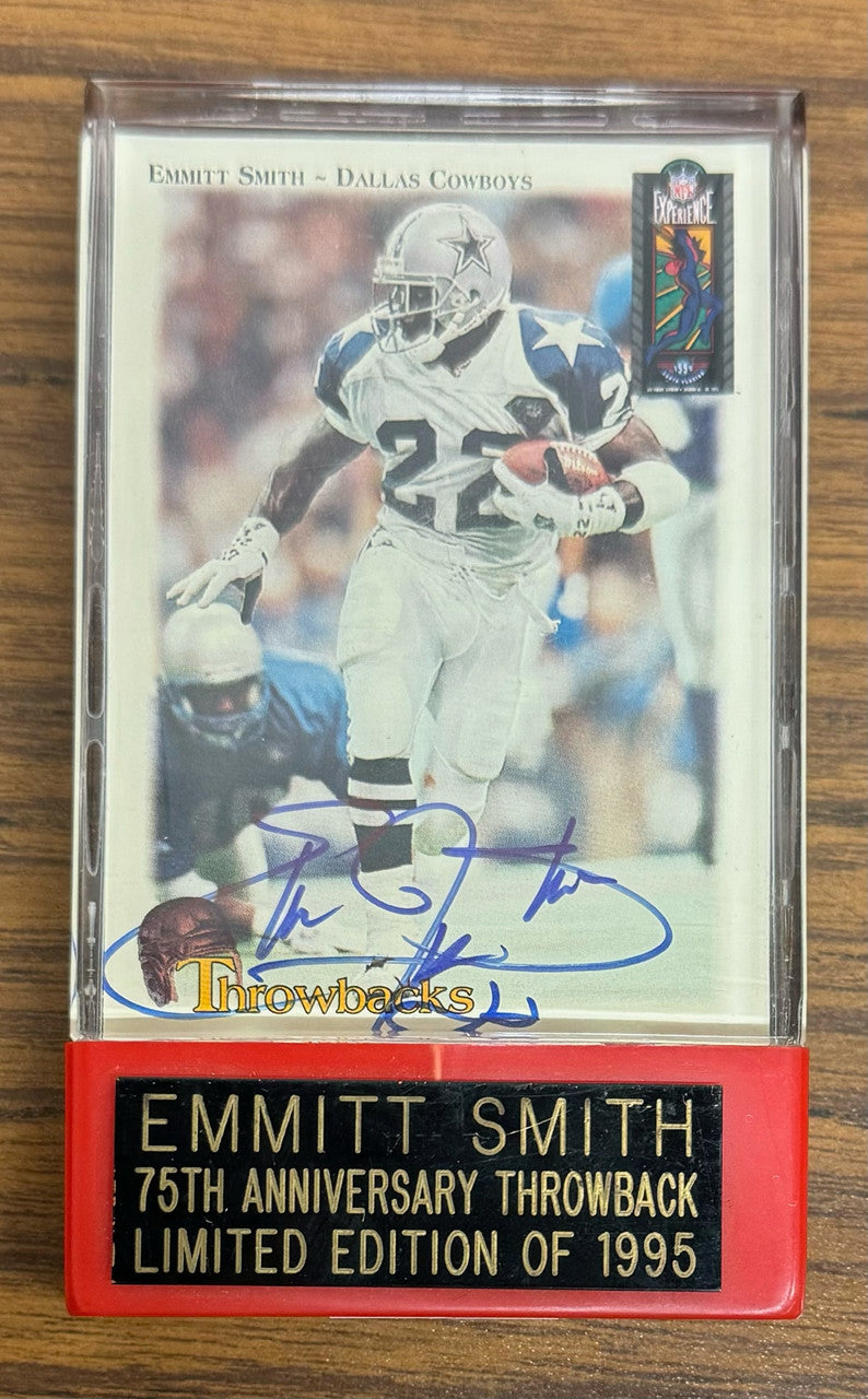1994 Classic Throwbacks Emmitt Smith #T7 Auto /1995