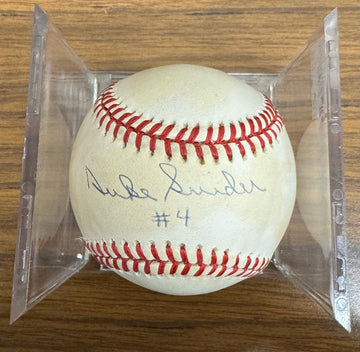 Duke Snider Signed Autographed Rawlings ONL Baseball JSA