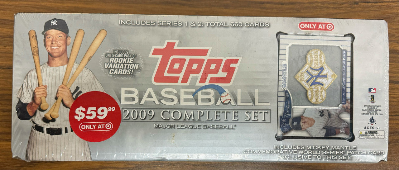 2009 Topps Baseball Complete Factory Set Sealed Mickey Mantle
