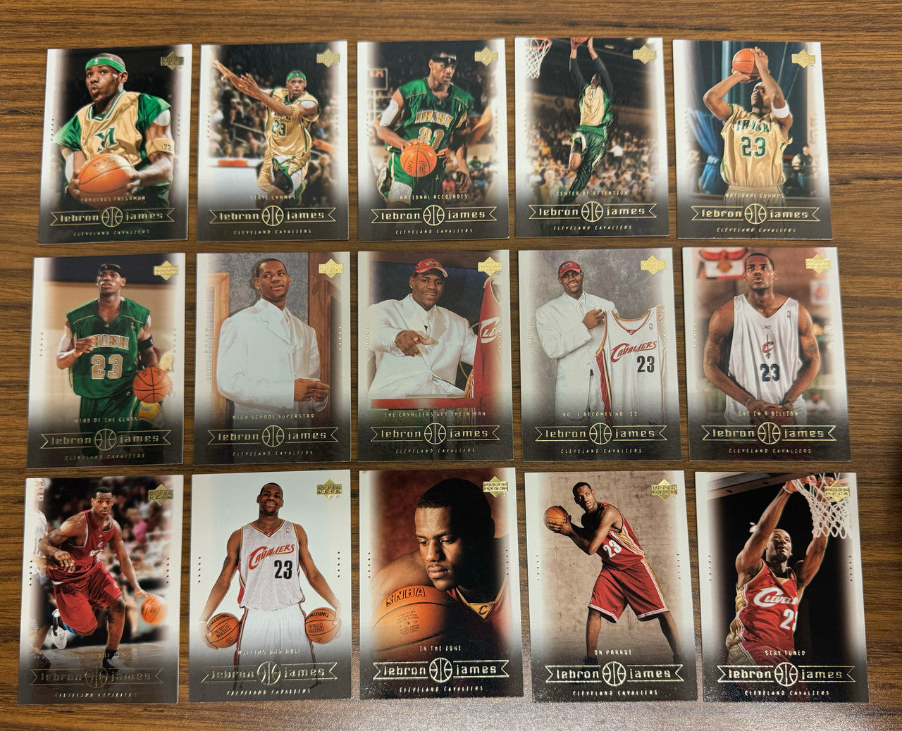 2003 Upper Deck LeBron James 32-Card Complete RC Box Set Opened "B"