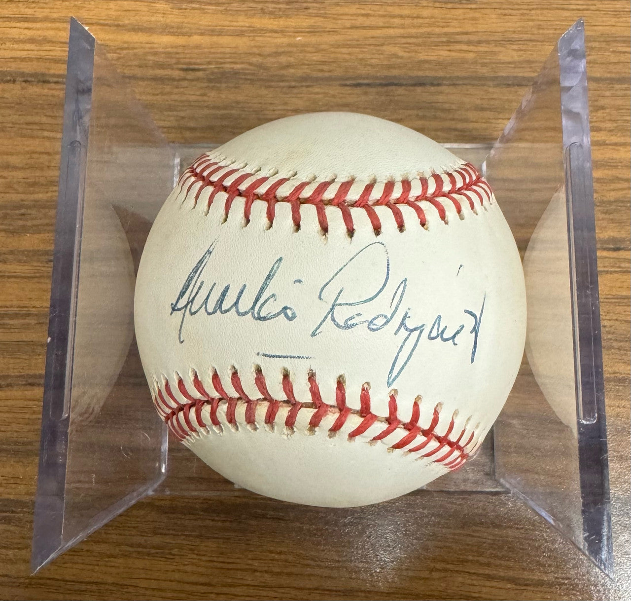 Aurelio Rodriguez Signed Autographed Rawlings OAL Baseball JSA