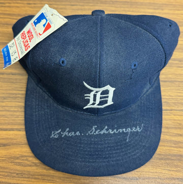 Charles Gehringer Signed Autographed Detroit Tigers Cap Hat JSA *630
