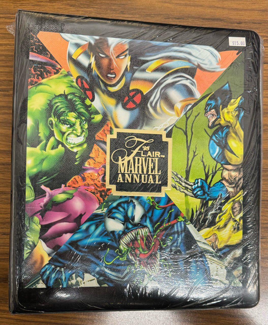 1995 Flair Marvel Annual Binder New Sealed w/ Extra Binder + 67/150 Base Cards