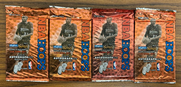 1996-97 NBA Hoops Basketball Series 2 Sealed Retail Pack Lot of 4
