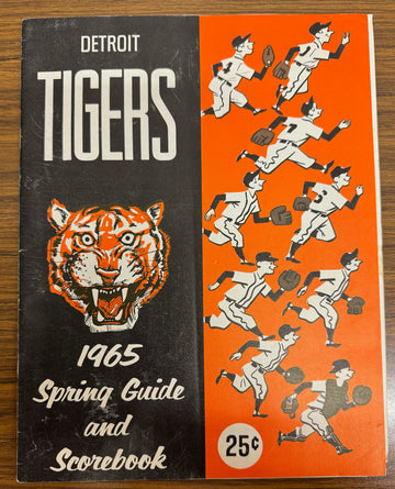 1965 Detroit Tigers Spring Training Guide and Scorebook (w/ Rod Carew)
