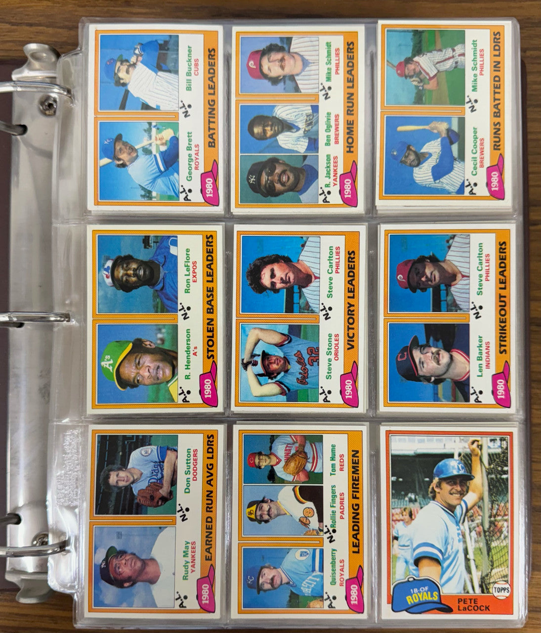 1981 Topps Baseball Complete Set (726) NM Condition