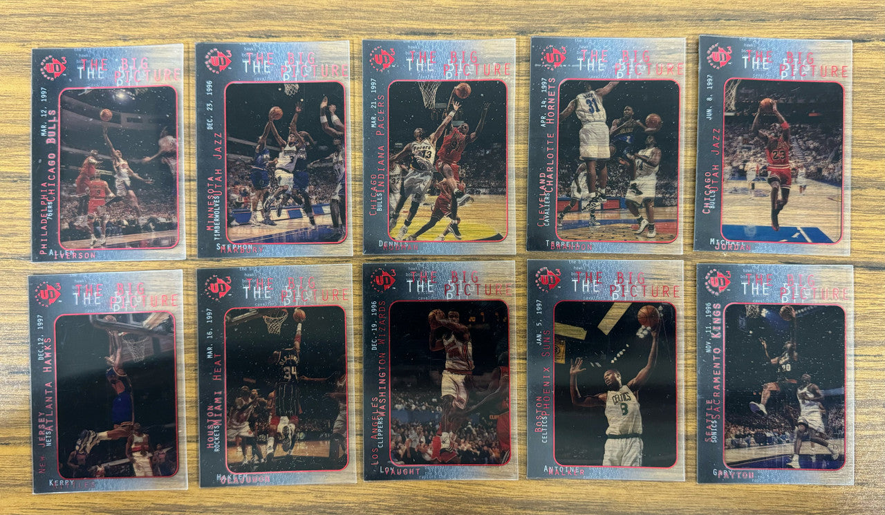 1997-98 UD3 Basketball Complete Set (60) Jam Masters Starstruck The Big Picture