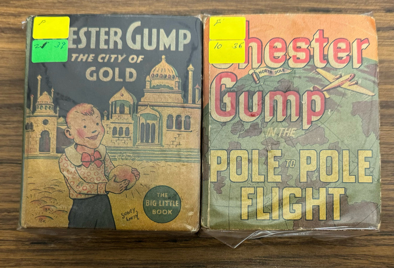 Big Little Book Chester Gump Pole to Pole Flight/City of Gold Lot