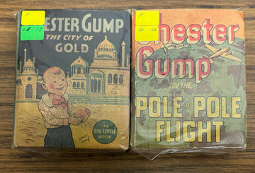 Big Little Book Chester Gump Pole to Pole Flight/City of Gold Lot