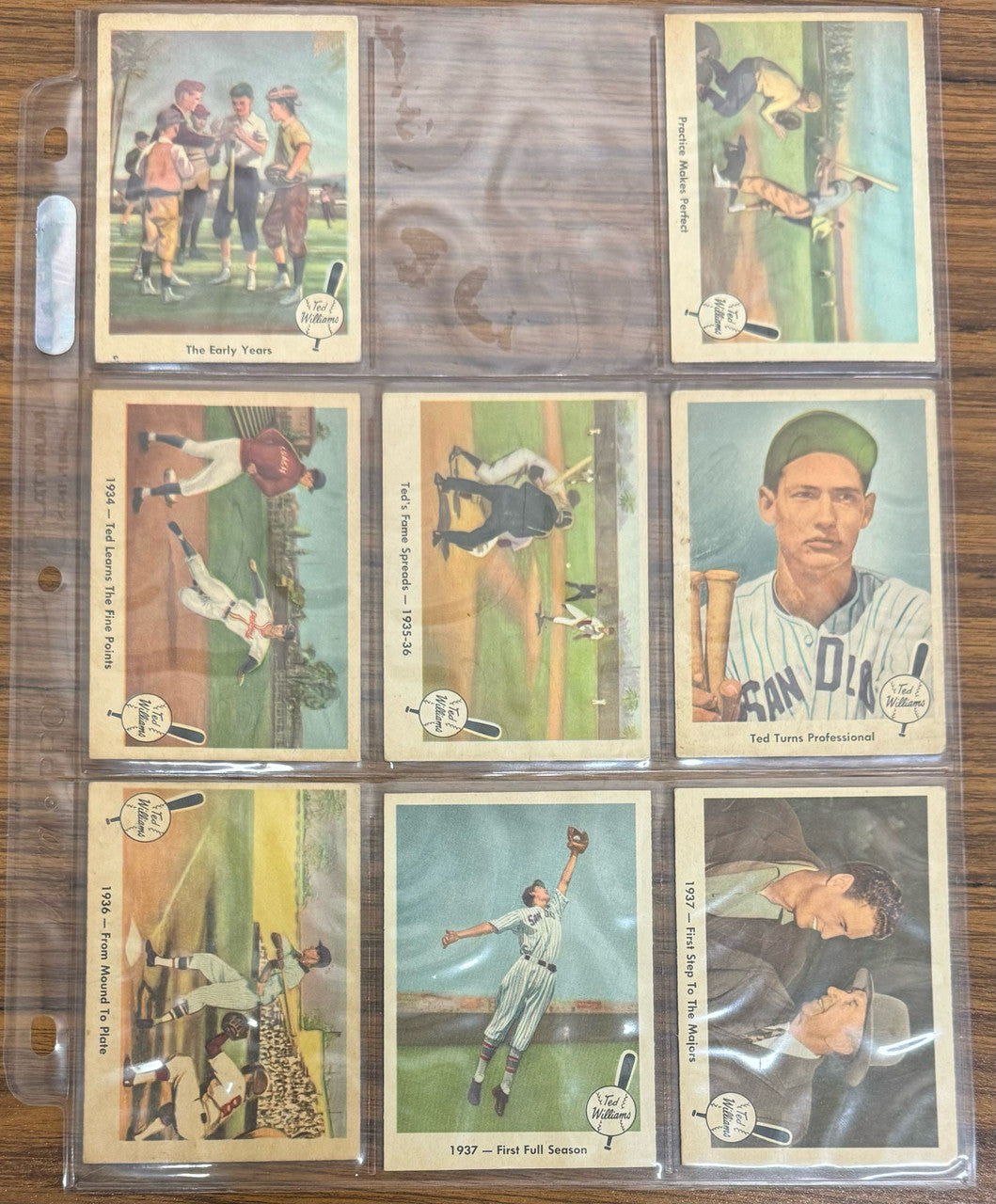 1959 Fleer Ted Williams Baseball Near Complete Set (78/80) EX-EX+
