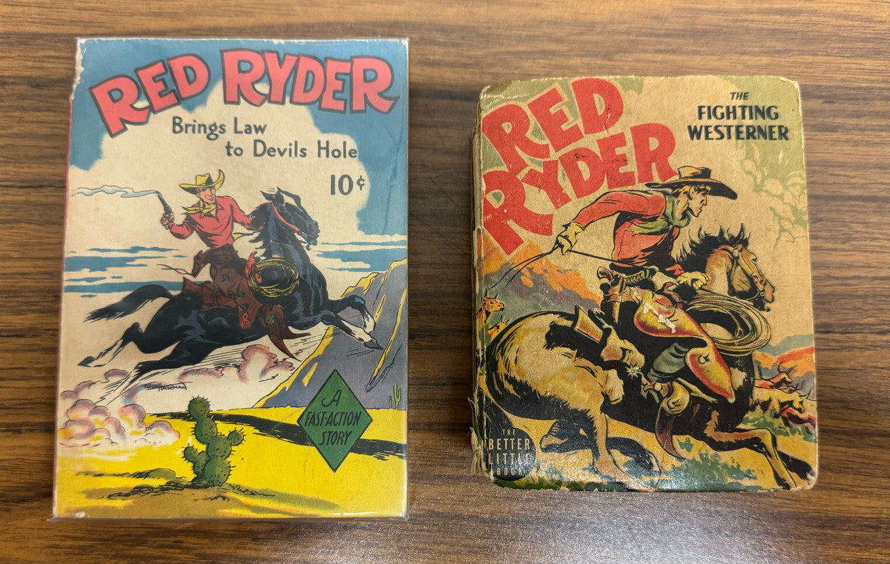 Better Little Book/Fast Action Story Red Ryder Lot of 2