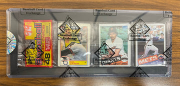 1985 Topps Baseball Rack Pack Kirby Puckett on Back BBCE Wrapped Sealed (B)
