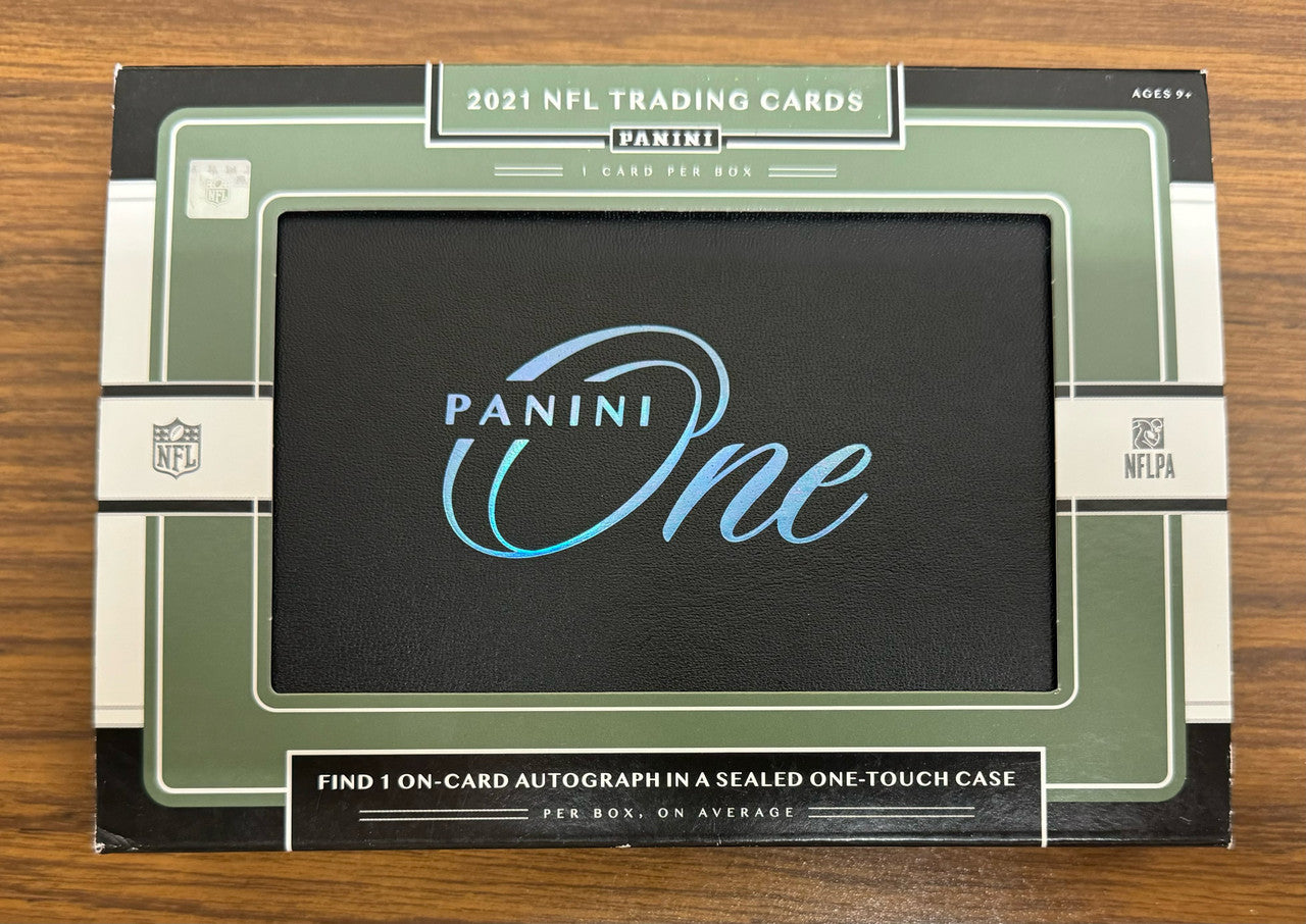2021 Panini One Football EMPTY Hobby Box with Sleeve