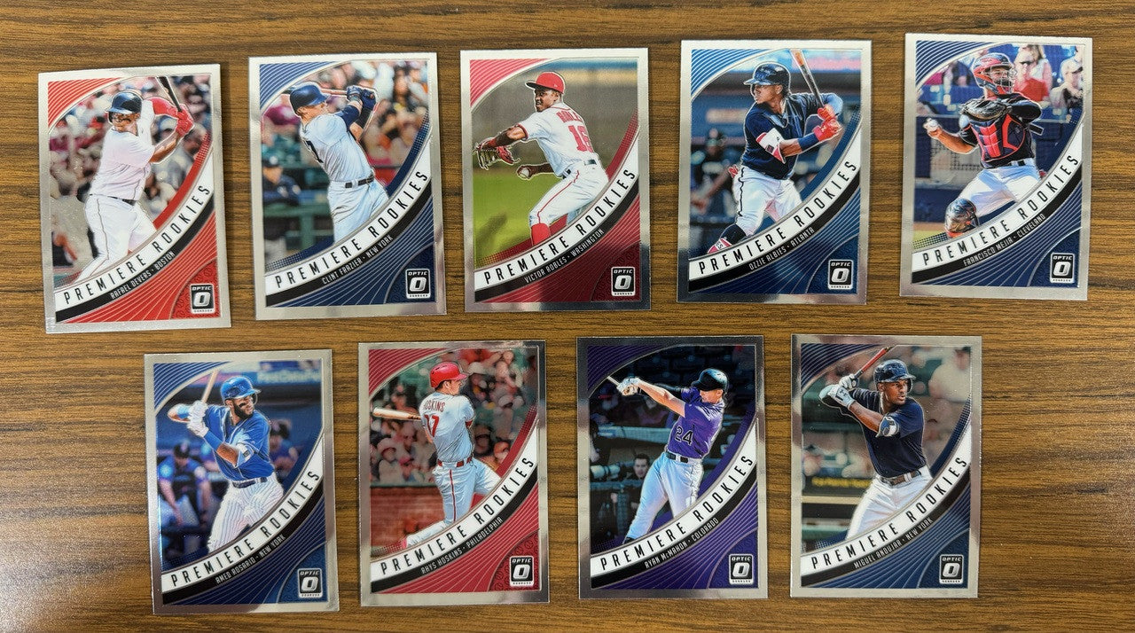 2018 Donruss Optic Baseball Premiere Rookies Set (10) Ohtani