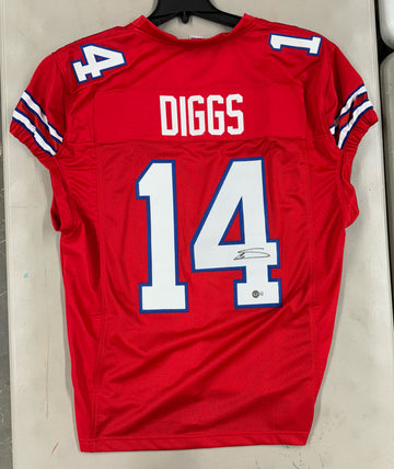 Stefon Diggs Signed Autographed Buffalo Bills Custom Jersey Beckett