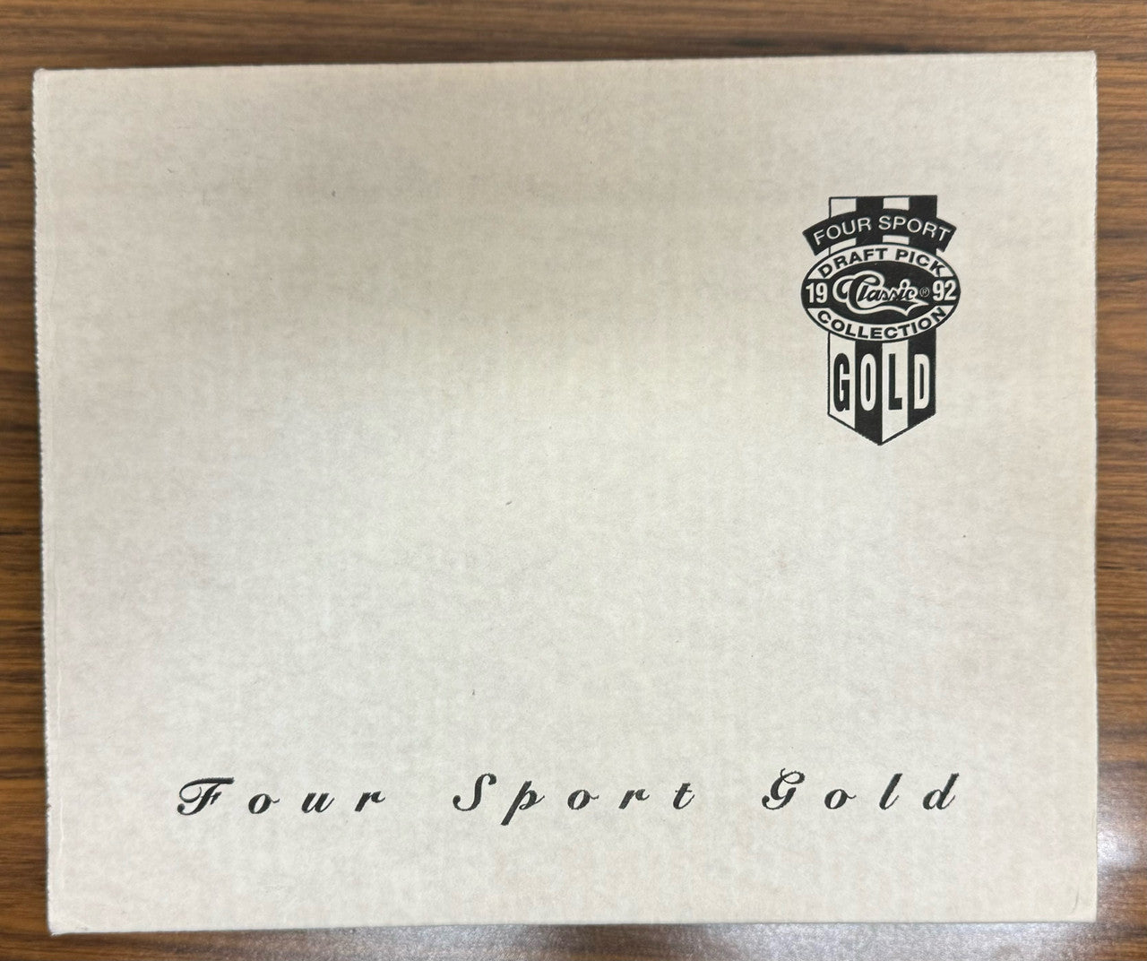 1992 Classic Draft Picks Four Sport Gold Set in Wood Box Sealed 1319/9500