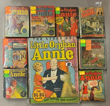 Big Little Book/Better Little Book Little Orphan Annie Lot of 9