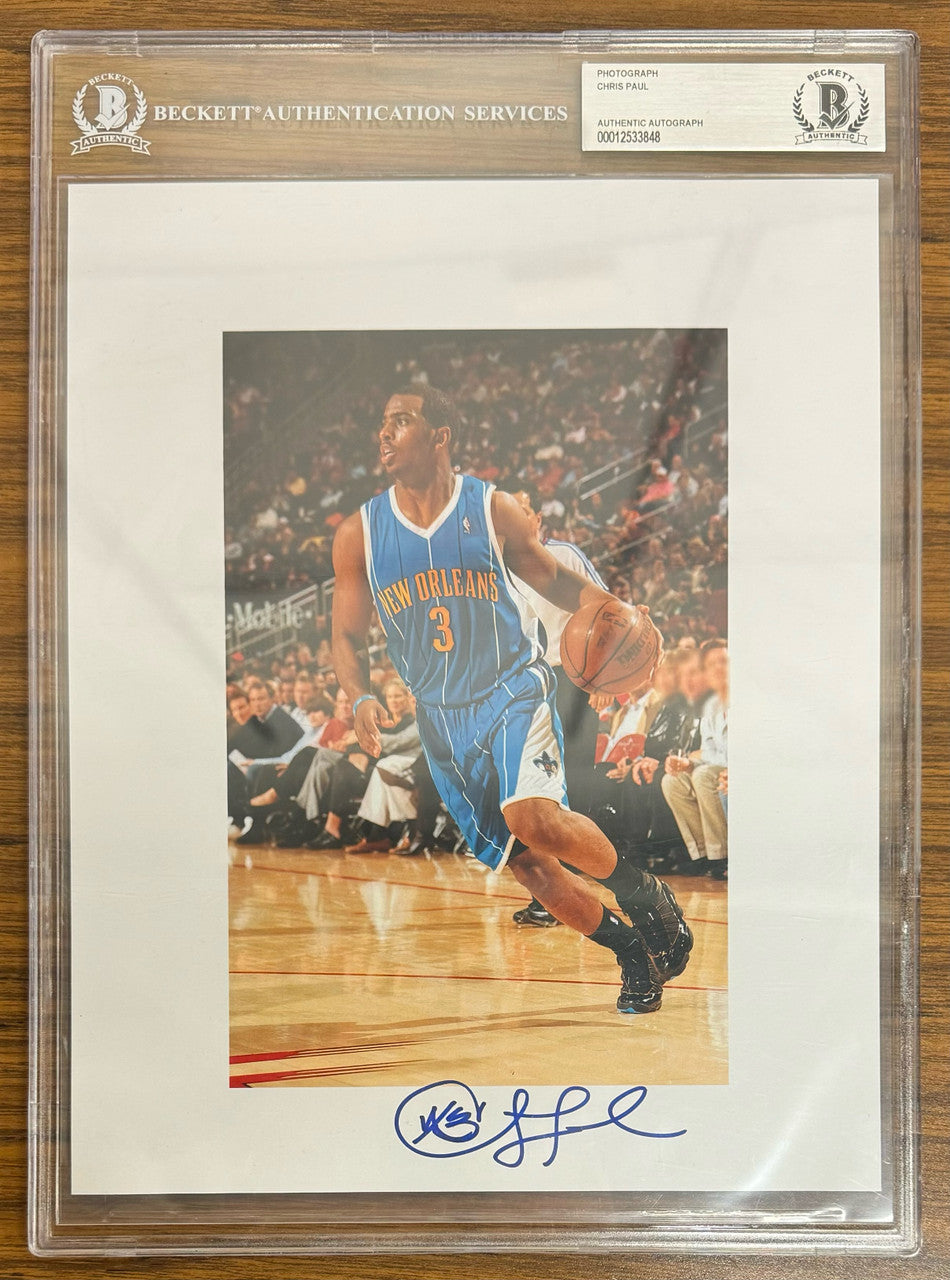 Chris Paul Signed Autographed Photo BAS Authentic