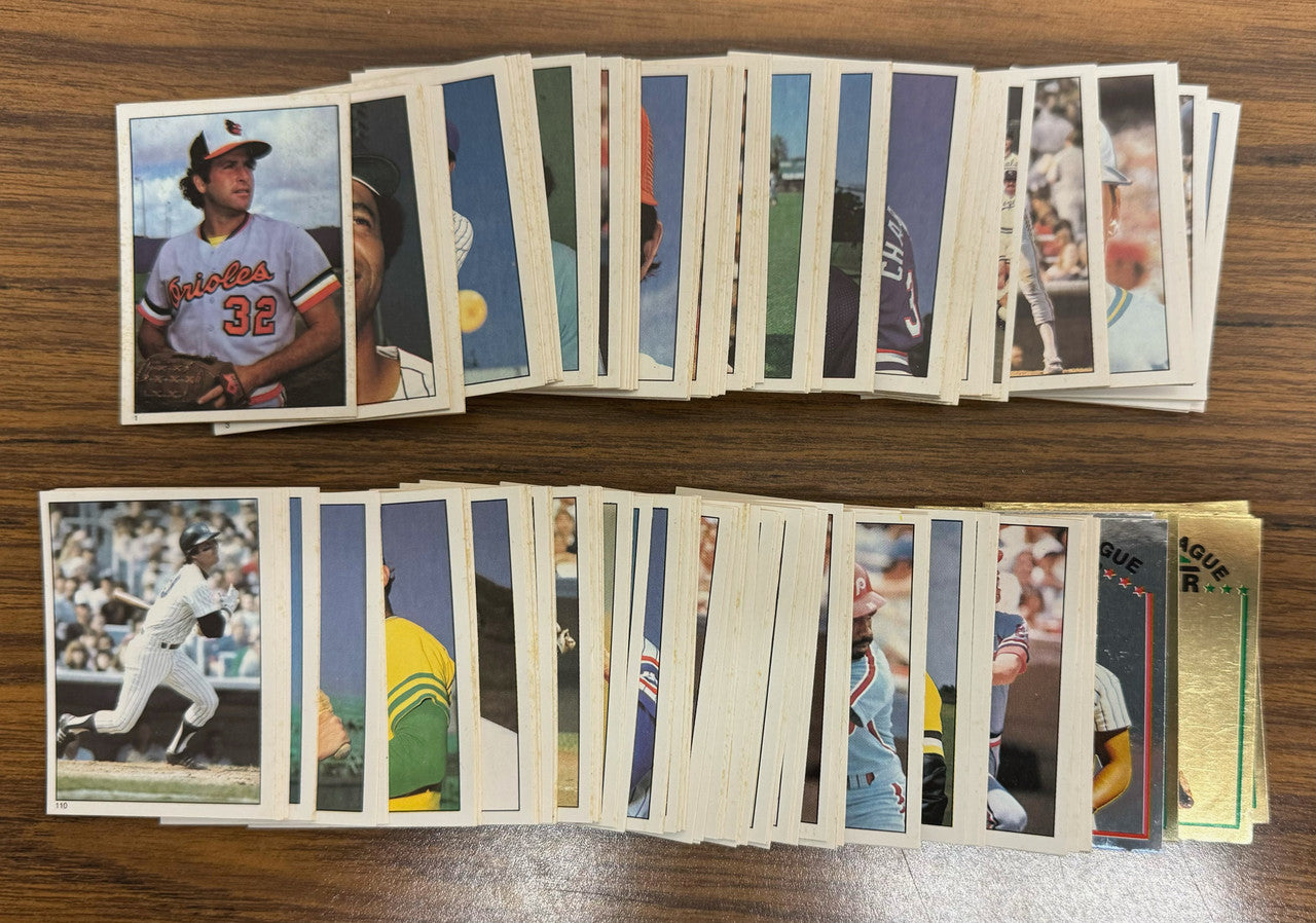 1981 Topps Baseball Stickers Complete Set (262)