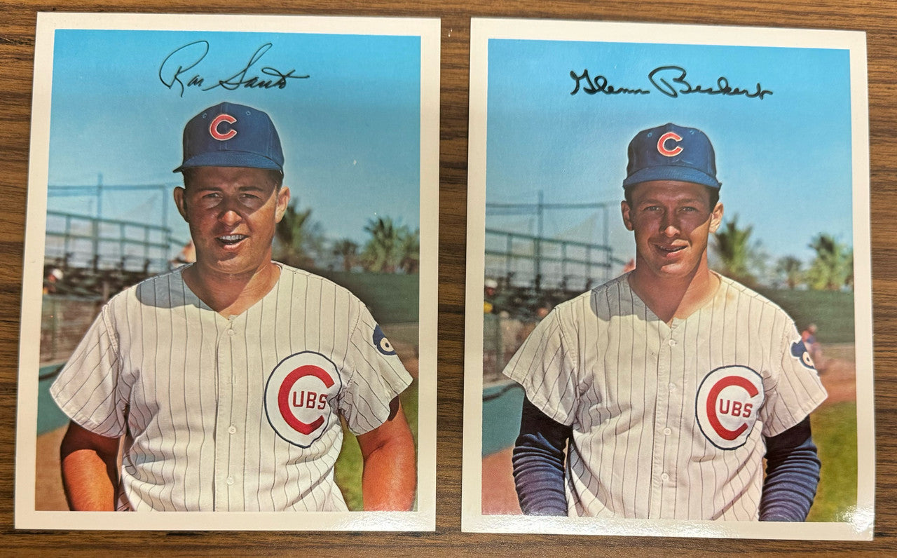 1967 Dexter Press Chicago Cubs White Sox Lot of 5 w/ Santo EX