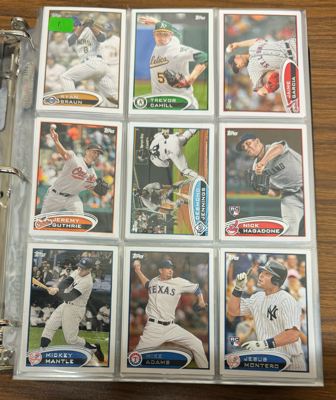2012 Topps Baseball Complete Set (661) w/ RC Variations 2 Harper RCs NM-MT