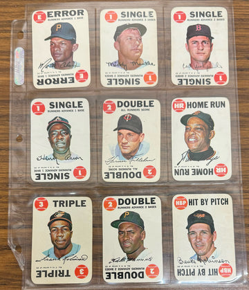 1968 Topps Game Baseball Complete Set (33) VG-EX/MT