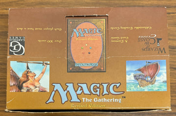 Magic the Gathering Revised Edition EMPTY Booster Box