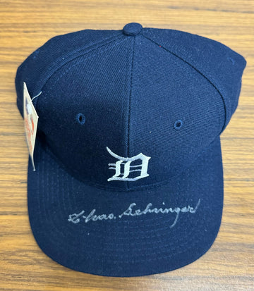 Charles Gehringer Signed Autographed Detroit Tigers Cap Hat JSA *631