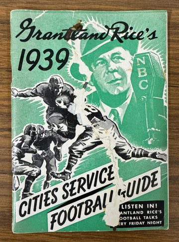 1937-1939 Grantland Rice's Cities Service Football Guide Lot of 3 Books