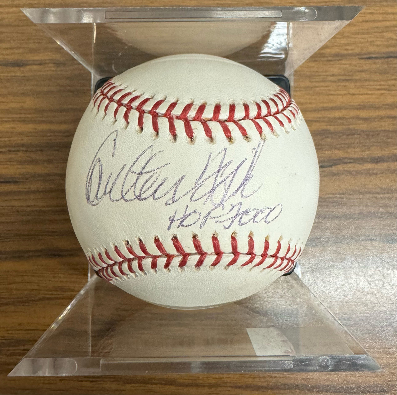 Carlton Fisk Signed Autographed Rawlings OMLB Baseball Inscribed JSA