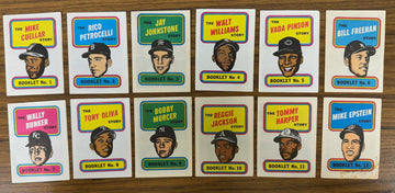 1970 Topps Baseball Booklets Complete Set (24) EX Overall