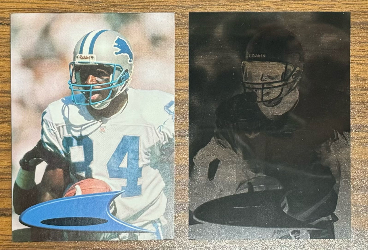 1998 Collector's Edge Herman Moore Lot of 2 Quarter 1 #49 + Printing Film
