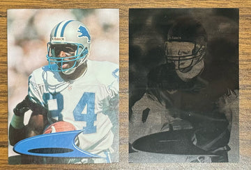 1998 Collector's Edge Herman Moore Lot of 2 Quarter 1 #49 + Printing Film