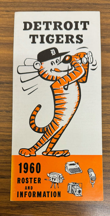 1960 Detroit Tigers Player Roster and Information Media Guide