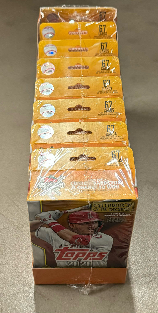 2020 Topps Series 2 Baseball Retail Hanger 8-Box Case Factory Sealed