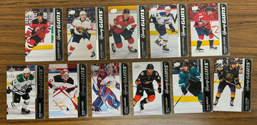 2021-22 Upper Deck Young Guns Lot of 34 Holtz Lundell