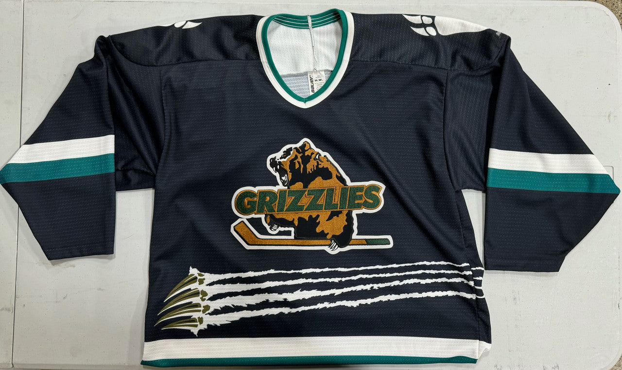 Bauer IHL Denver Utah Grizzlies Authentic Hockey Jersey Size Large