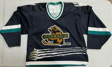 Bauer IHL Denver Utah Grizzlies Authentic Hockey Jersey Size Large