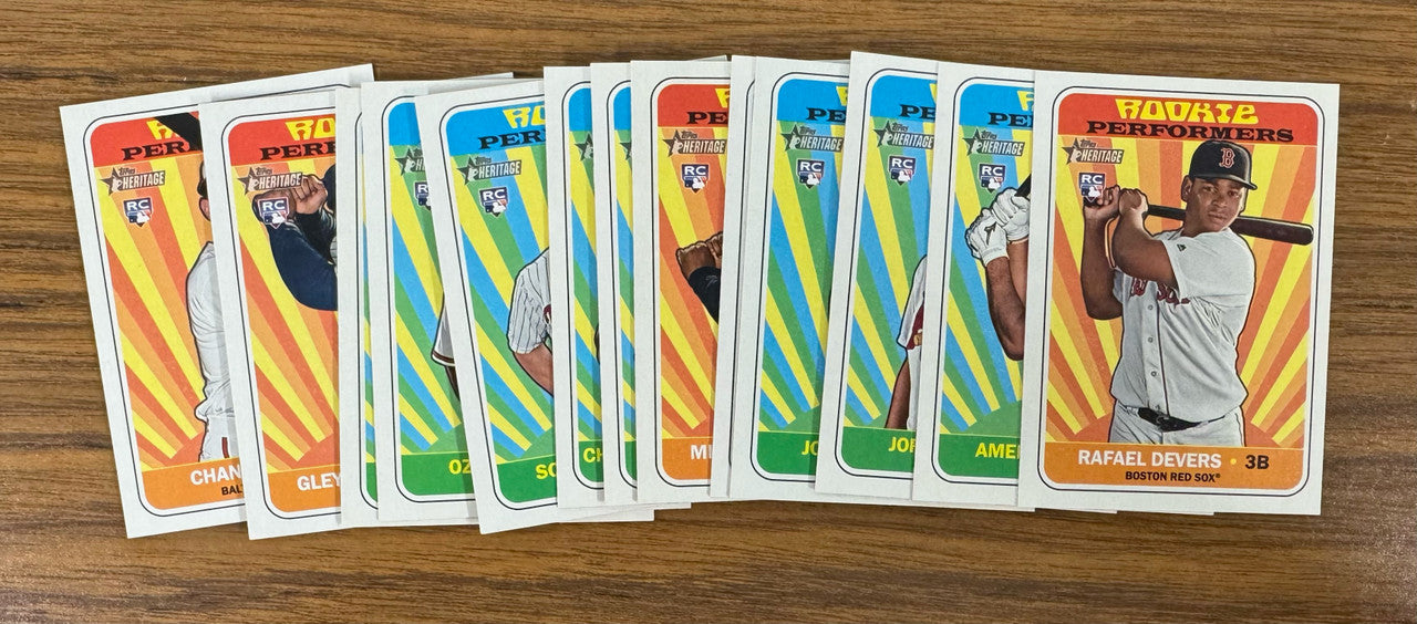 2018 Topps Heritage Baseball Rookie Performers Complete Set (15) Ohtani