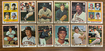 1978 Detroit Tigers Team Set (29) Trammell Parrish Morris EX/MT Overall