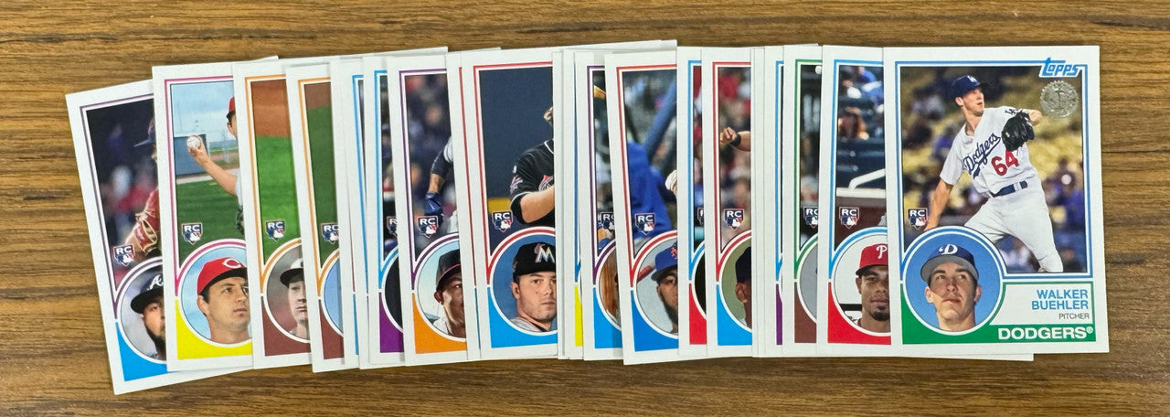 2018 Topps Baseball 1983 Rookies Complete Set (1-24) Ohtani