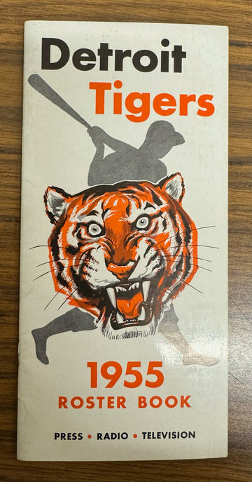 1955 Detroit Tigers Roster Book Media Guide