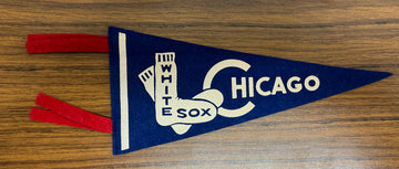 1950s Vintage Chicago White Sox Baseball Mini Pennant