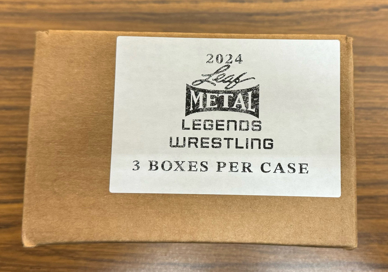 2024 Leaf Metal Legends Wrestling 3-Box Hobby Case