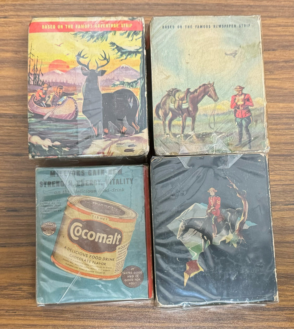 Big/Better Little Books Men of the Mounted Royal Mounted Lot of 4